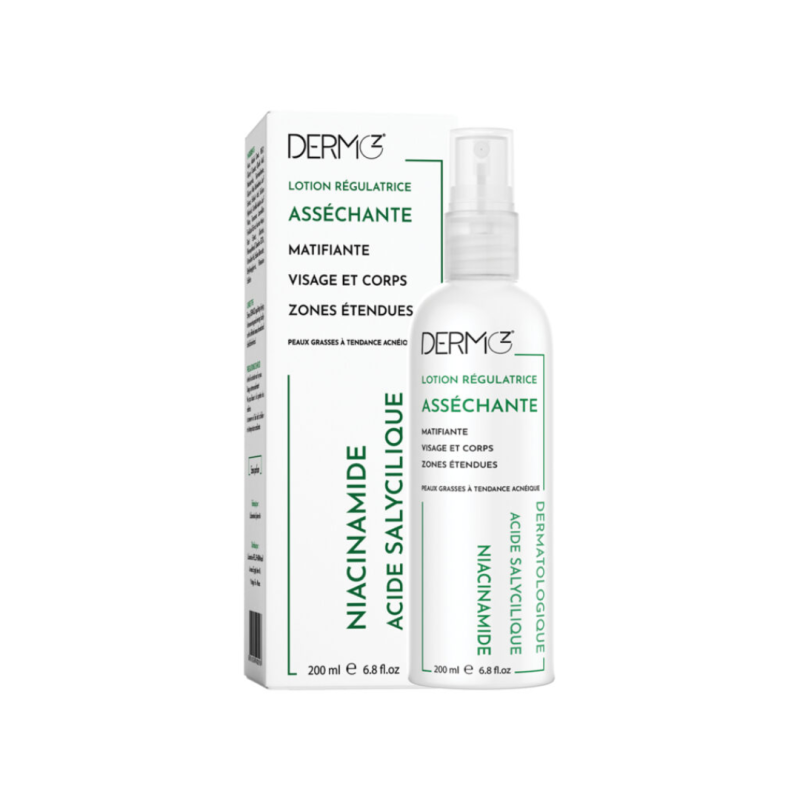 DERMOZ Lotion Régulatrice Asséchante 200ml DERMOZ Lotion Régulatrice Asséchante 200ml