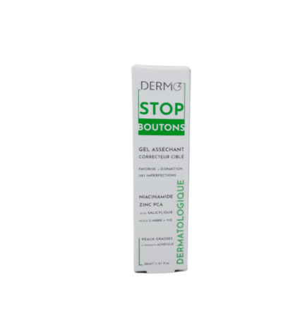 Dermoz Stop Boutons Gel Assechant Dermatologique 30ml