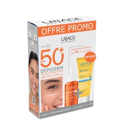 Uriage Depiderm Booster Eclat + Bariesun Fluide Anti-taches