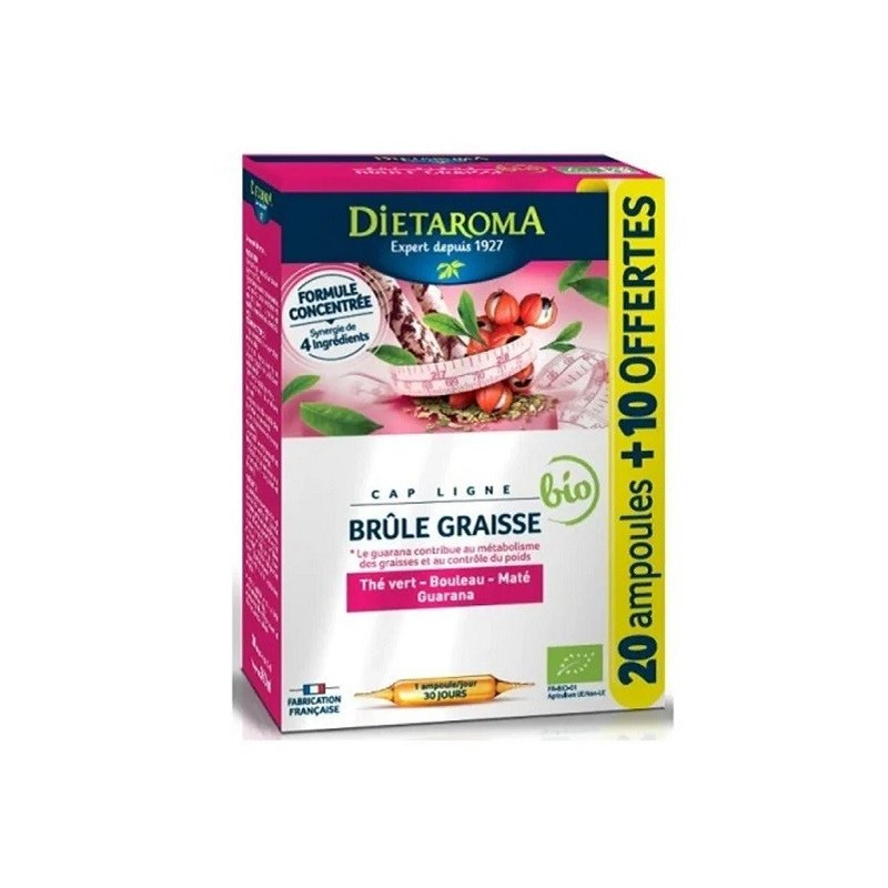 Dietaroma Brule Graisse 30 Ampoule*10ml