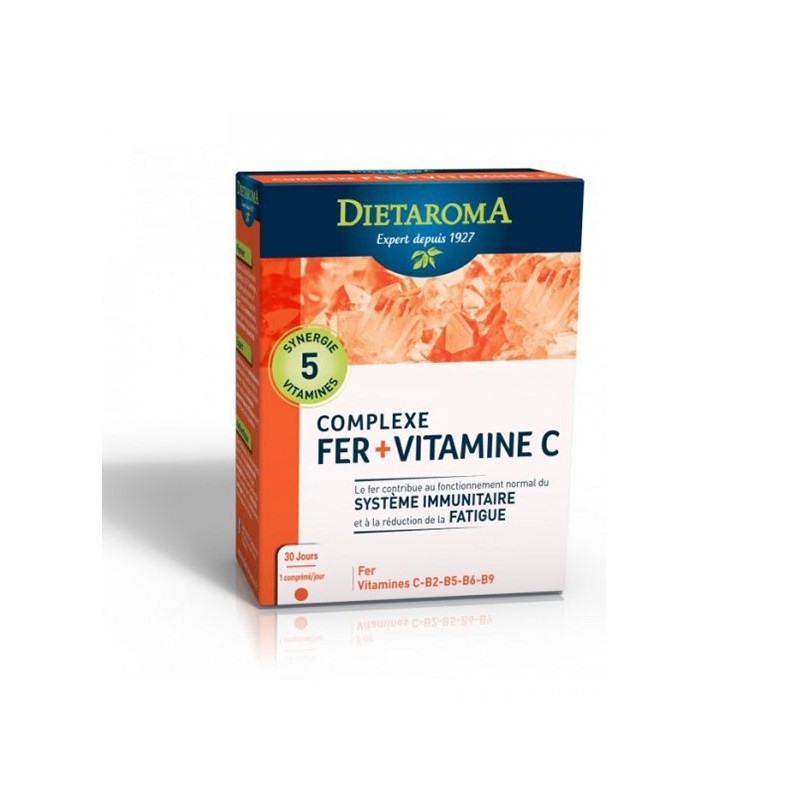 Dietaroma complexe Fer+Vitamine C 30cps