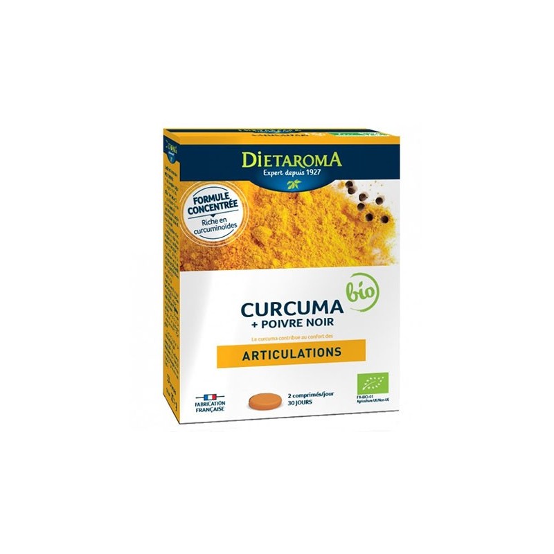 Dietaroma Curcuma 6000 +Poivre Noir 60cps Dietaroma Curcuma 6000 +Poivre Noir 60cps
