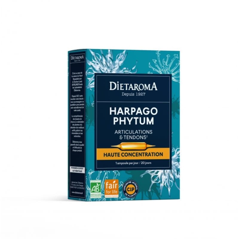 Dietaroma Harpagophytum 20 Ampoules x 10ml Dietaroma Harpagophytum 20 Ampoules x 10ml