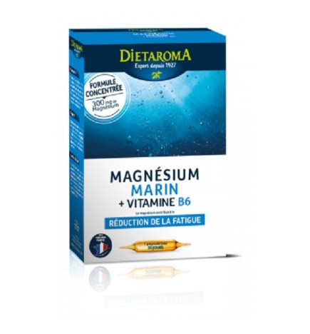 Dietaroma Magnesium Marin +Vitamine B6 20Ampoules*10ml