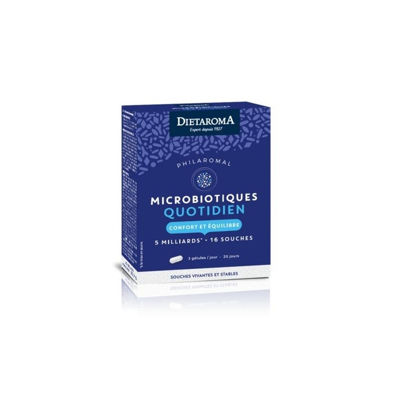 Dietaroma Microbiotique Quotidien 60gelules Dietaroma Microbiotique Quotidien 60gelules