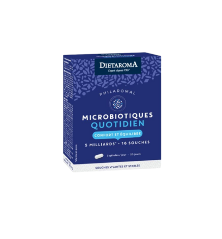Dietaroma philaromal probiotiques quotidien 20 gelule