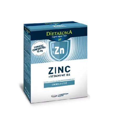Dietaroma Zinc +Vitamine B6 60 comprimé