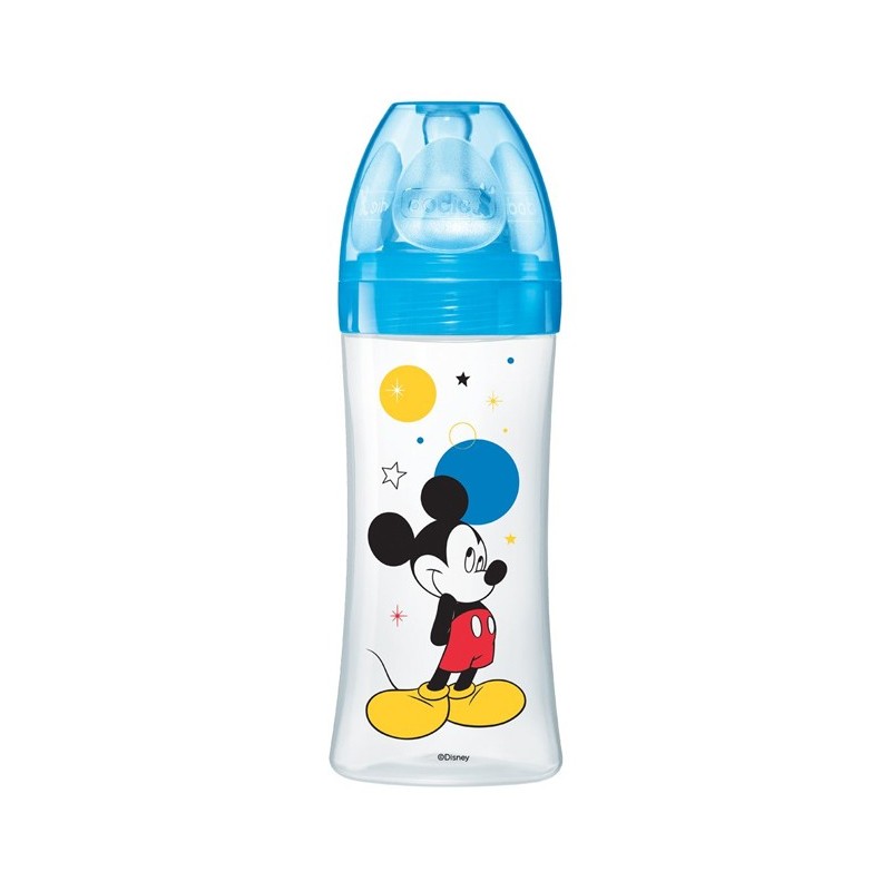 Dodie – Biberon Disney Baby Mickey Initiation+ Anti-colique débit 3 (6M +) – 330 ml