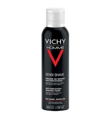 Vichy Homme Mousse à Raser Anti-Irritations Peau Sensible | 200ml