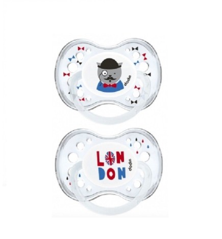 DODIE 2 sucettes +18 mois Duo London