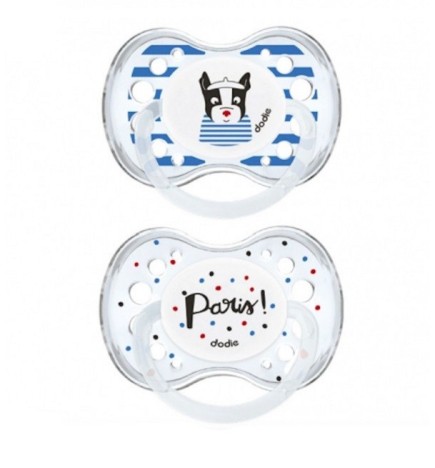 Dodie 2 Sucettes Anatomique A88 +18mois Duo Paris