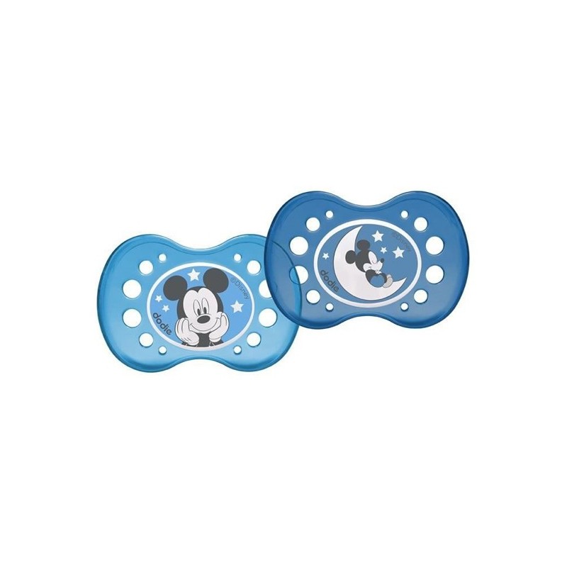 Dodie 2 Sucettes Anatomiques A75 +18m Nuit MCKX2