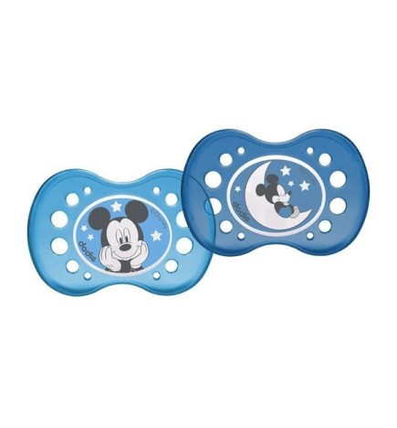 Dodie 2 Sucettes Anatomiques A75 +18m Nuit MCKX2