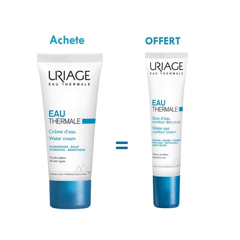 Uriage Eau Thermale Crème  40ml + Contour des Yeux 15ml OFFERT