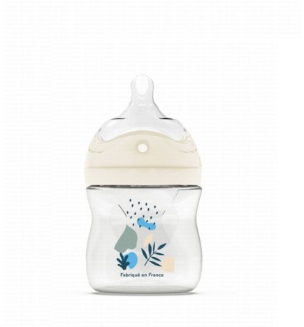 DODIE Biberon Multi Perfore Tetine Debit 1 Bleu 0-6mois 150ml