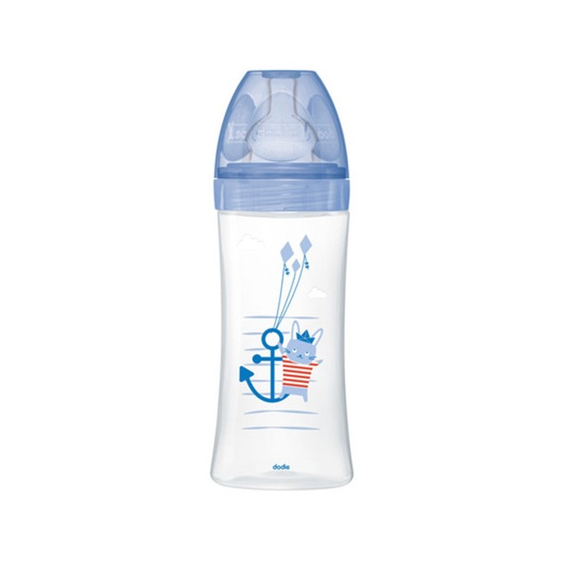 Dodie Biberon senstation + Tetine plate 330ml +6m Mer