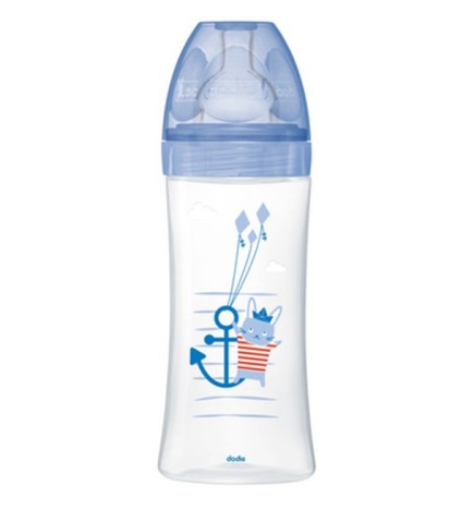 Dodie Biberon senstation + Tetine plate 330ml +6m Mer