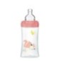 Dodie Biberon senstation+ Tétine plate 270ml 0-6m jardin