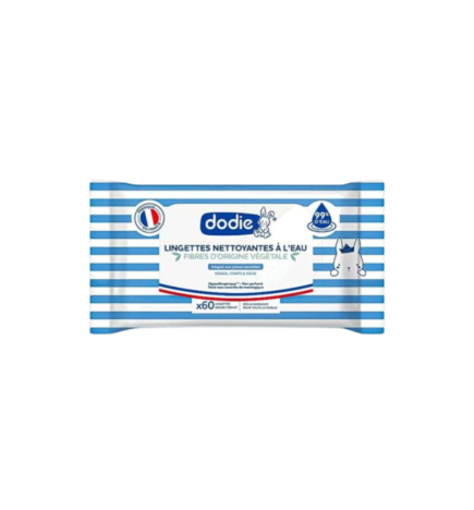 Dodie Lingettes Nettoyantes 60 Pieces