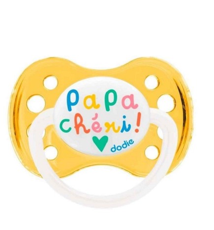 DODIE Sucette Anatomique Silicone +6 Mois Papa Chéri A15