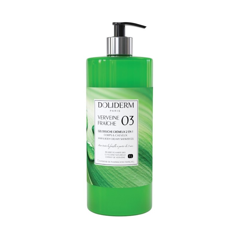 Doliderm Gel Douche 03 Verveine Fraiche 1L