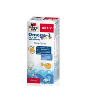 Doppel Herz Aktiv Omega-3 Junior Multivitamine Sirop 150ml