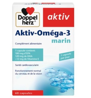 Doppel Herz Aktiv Omega-3 Marin 60 Capsules
