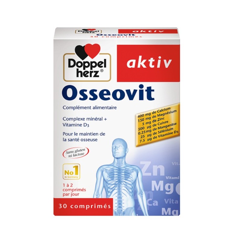 Doppel Herz Aktiv Osseovit 30 Comprimes