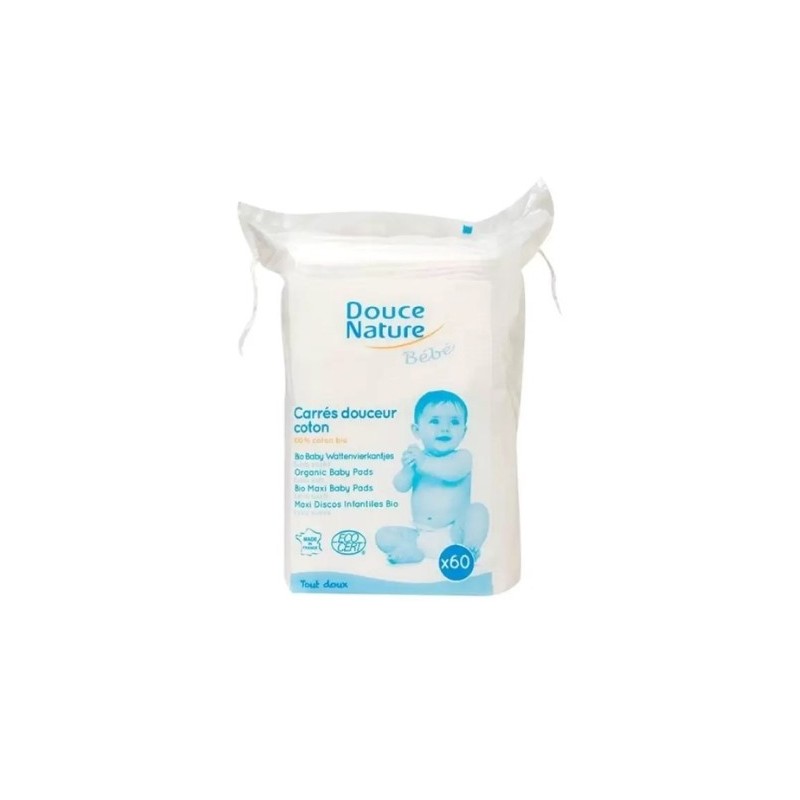 DOUCE NATURE CARRES MAXI BABY 60 UNITES