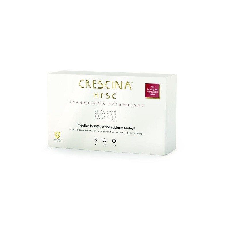 Crescina HFSC transdermic complet 500 man 10+10*3.5ml