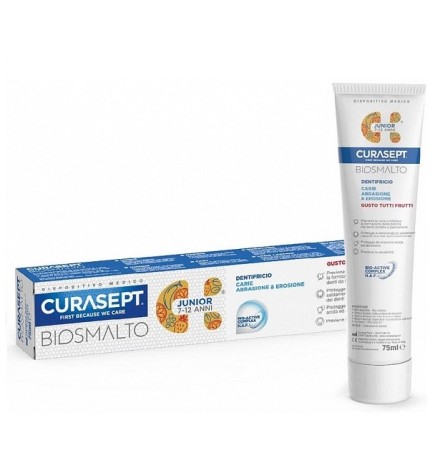 CURASEPT biosmalt Dentifrice Junior tous fruits-7ans-12ans 75ml