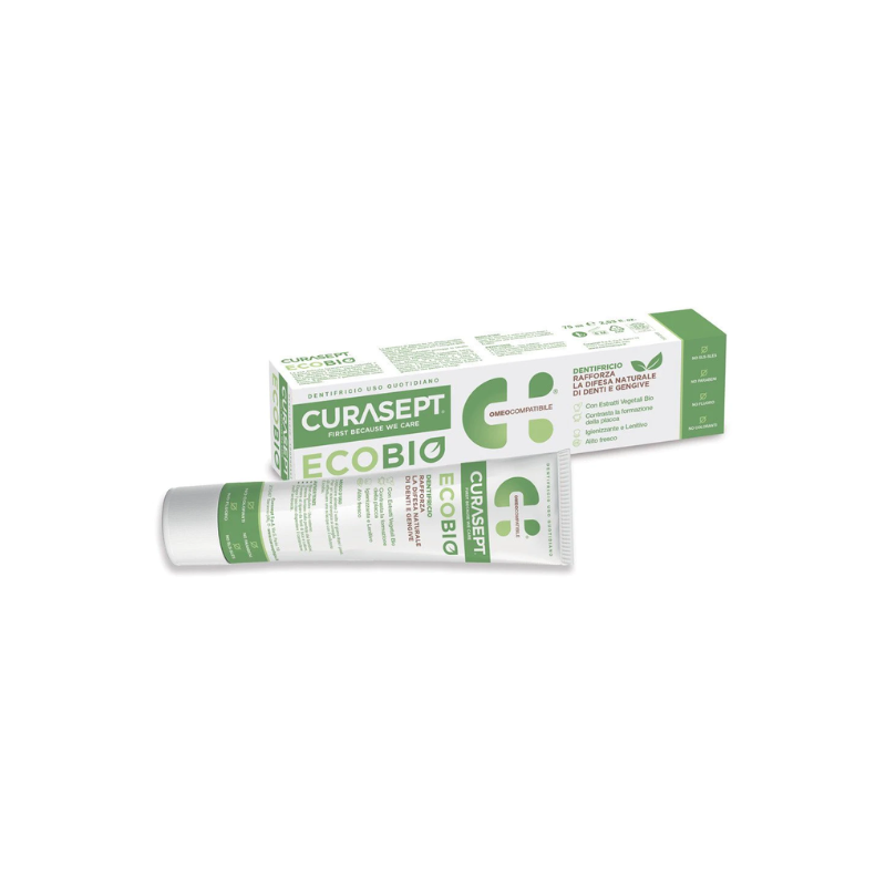 Curasept Dentifrice naturel bio EcoBio 75mL