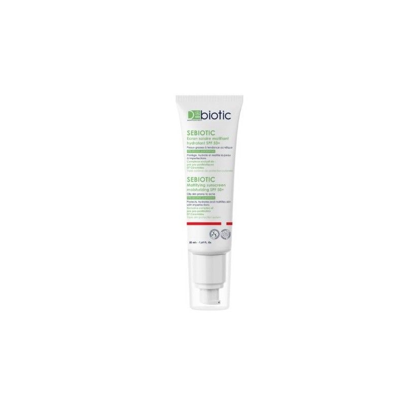 D-Biotic Sebiotic Ecran Solaire Matifiant spf50+ 50ml
