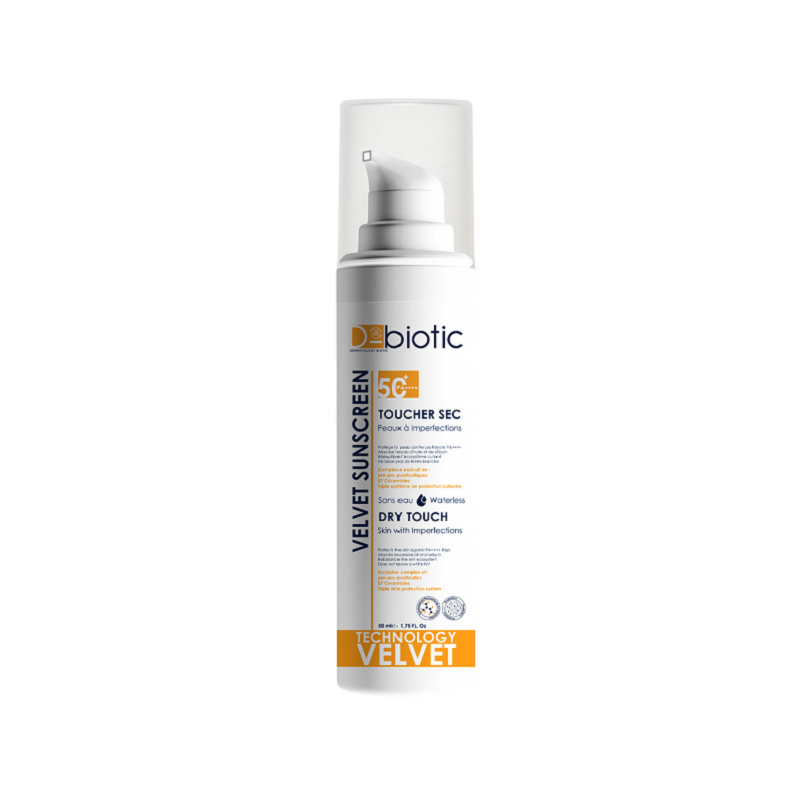 D-BIOTIC Velvet Toucher Sec Peaux à Imperfections 50ml égal Sac Offert D-BIOTIC Velvet Toucher Sec Peaux à Imperfections 50ml égal Sac Offert