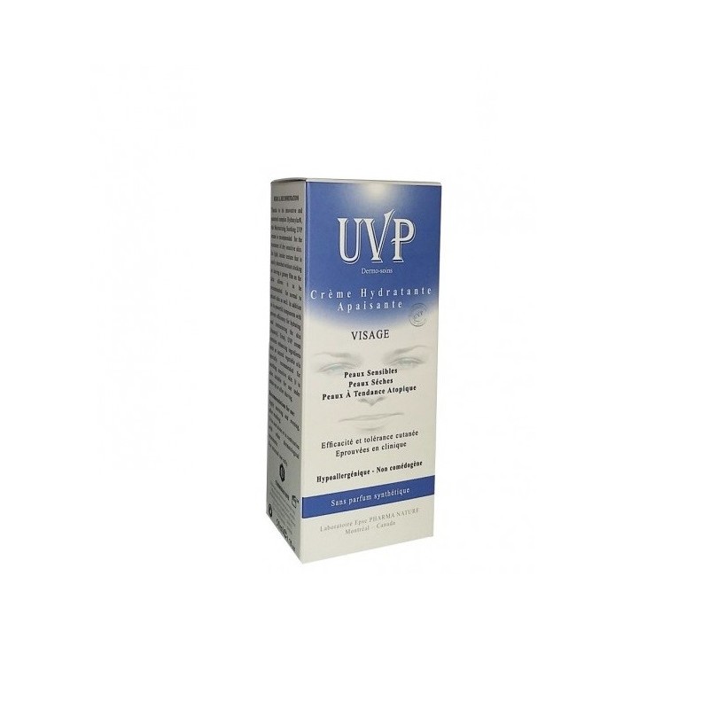 Uvp Creme Hydratante Apaisante Visage 50ml