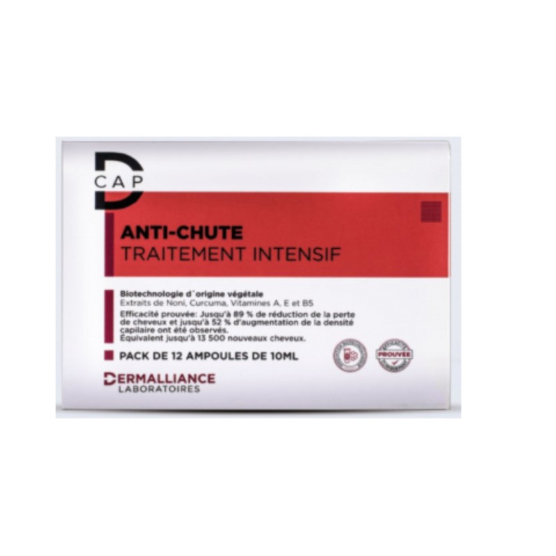 D-CAP Traitement Intensif Anti-Chute 12*10ml D-CAP Traitement Intensif Anti-Chute 12*10ml