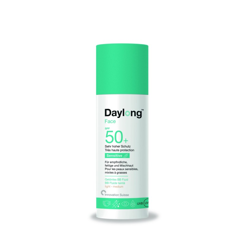 DAYLONG FACE SENSITIVE BB FLUIDE TEINTE SPF 50+ 50 ML