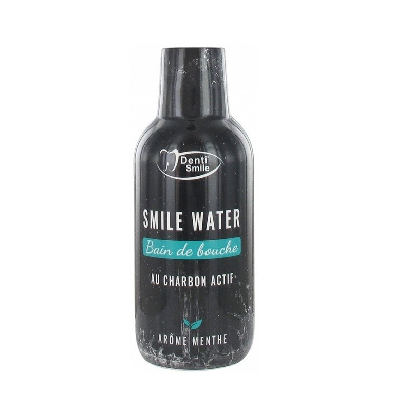 Denti Smile Bain de Bouche au Charbon Actif 300ml Denti Smile Bain de Bouche au Charbon Actif 300ml