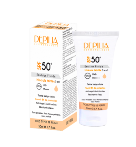 Depilia Ecran Mineral Teinte 50ml
