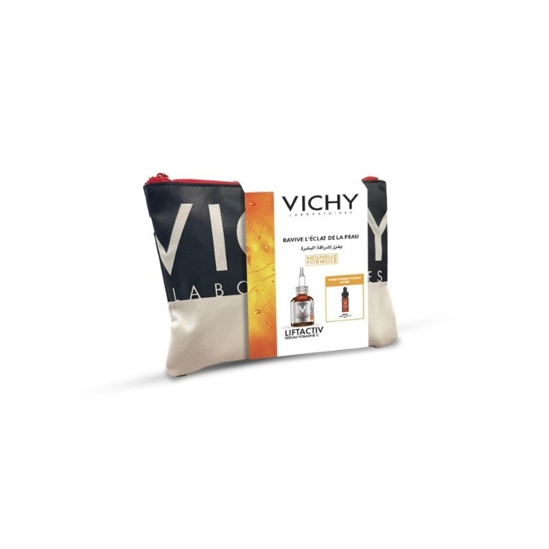 Vichy Liftactiv Serum Vitamine C 30ml + Lifactiv Serum Vitamine C Format Voyage et Trousse Offerte