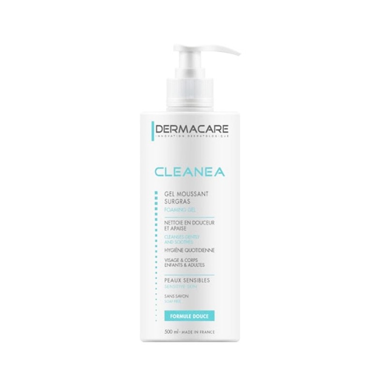 Dermacare – Cleanea Gel moussant surgras – 500 ml