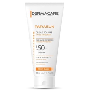 Dermacare – Parasun Crème solaire Teinte Claire Très haute protection SPF50+ – 50 ml