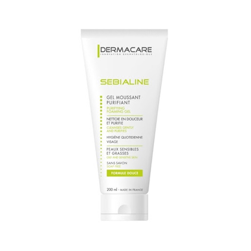 Dermacare – Sebialine Gel moussant purifiant – 200 ml