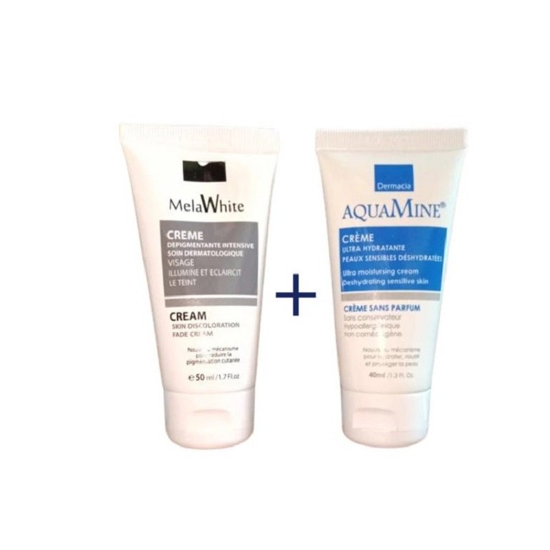 Dermacia Melawhite Crème Dépigmentante Intensive – 40 ml + Aquamine Offerte