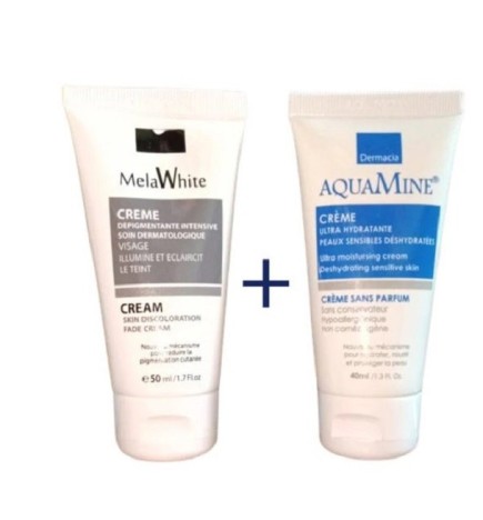 Dermacia Melawhite Crème Dépigmentante Intensive – 40 ml + Aquamine Offerte