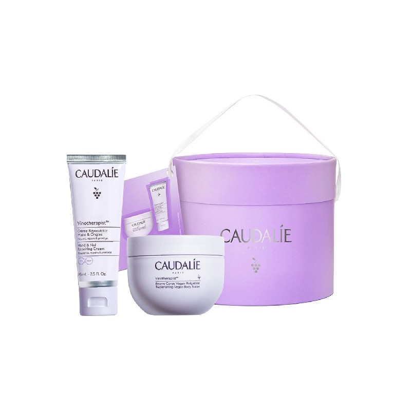Caudalie vinotherapiste Coffret Beurre Corps Vegan+Creme mains & ongles