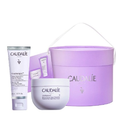 Caudalie vinotherapiste Coffret Beurre Corps Vegan+Creme mains & ongles