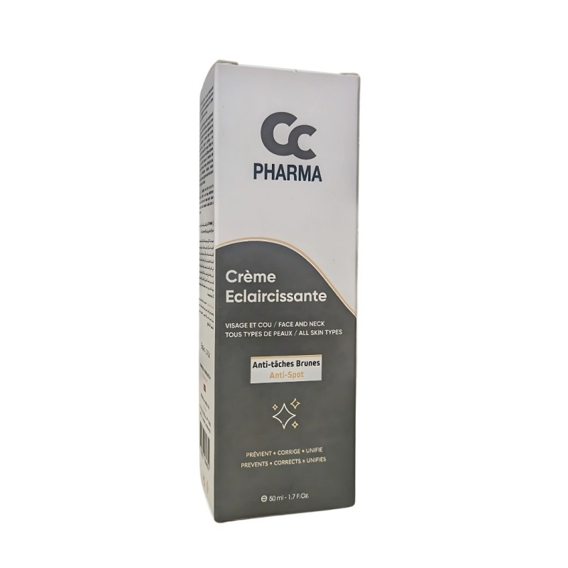 CC PHARMA Crème Eclaircissante Visage & Cou 50ml