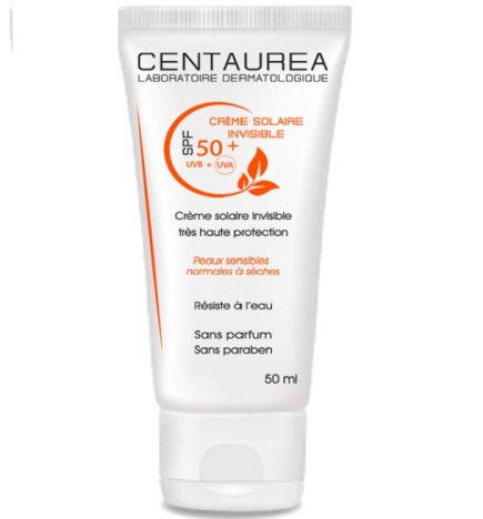 CENTAUREA Crème Solaire Invisible Spf50+