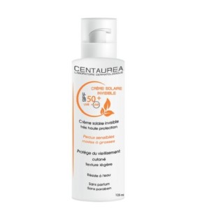CENTAUREA Crème Solaire Invisible Spf50+ 125ml